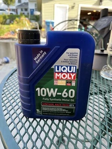 Liqui Moly 2068 Synthoil Race Tech Gt1 10w-60 Specifications API SL/CF 1 Liter - Picture 1 of 2