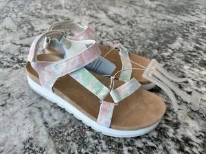 Girls' Wren Footbed Sandals - Cat & Jack 3 - Picture 1 of 4