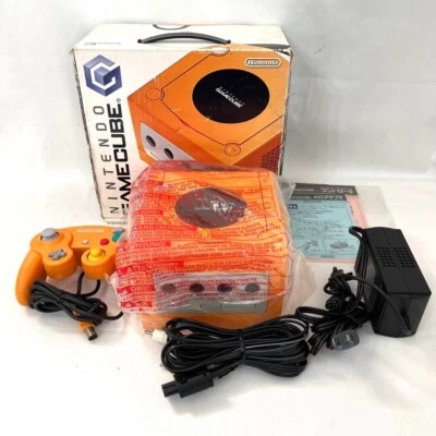 Nintendo GameCube Spice Orange Console with Gameboy player NTSC-U/C Works fine - Image 1 of 4
