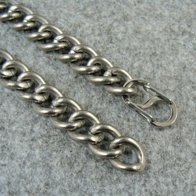 Collar Antialérgico Titanio Puro 9.5mm Ancho Ti Bordillo Cadena Regalos Foto 1 de 4