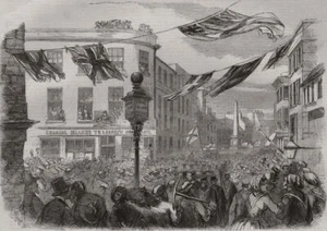 Celebration at Jersey of the opening of the Channel Islands Telegraph 1858 - Picture 1 of 1