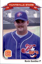 1998 Huntsville Stars Team Issue #23 Kevin Gunther Olympia Washington WA Card