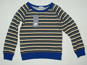 Splendid Kids Little Boys Stripe Active Pullover Sweat Shirt Charcoal 4 - 5 NWT - Picture 1 of 4