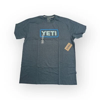 Мужская футболка Yeti с логотипом значок индиго выберите размер - Изображение 1 из 3