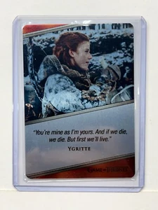 Tarjeta metálica Juego de Tronos Iron Anniversary Ygritte Rose Expressions E-17 A1 - Imagen 1 de 1