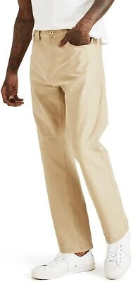 Dockers Men's Comfort Knit Jean Cut Straight Fit Smart 360 Knit Pants Size 52x32 - Image 1 of 3