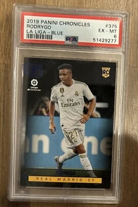 Rodrygo - 2019 Panini Chronicles #375 Rookie (RC) Real Madrid PSA 6 F362T - Imagen 1 de 2
