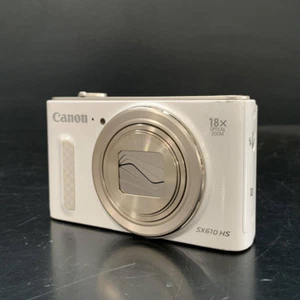 Canon PowerShot SX610 HS White Digital Camera English Language Used From Japan - Picture 1 of 4