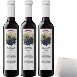 Darbo Fruchtsirup Schwarzer Holunder 3er Pack 3x0,5l Flasche usy Block - Bild 1 von 2