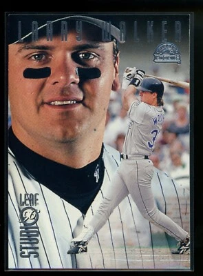 Larry Walker-1996 Donruss Leaf Studio #78-Rockies - Image 1 of 2