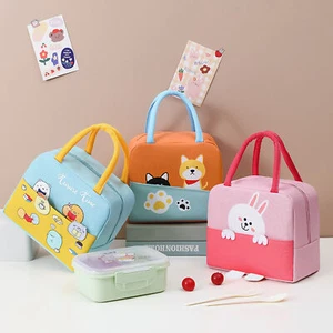 Bento Bag Leak-proof Wide Application Student Women Insulated Lunch Bag 4 Styles - Picture 1 of 14