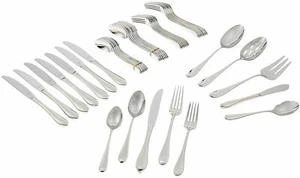 Gorham Studio 45 Piece Flatware Set Service for 8 Stainless Steel 18/10 Gift NEW - Picture 1 of 8