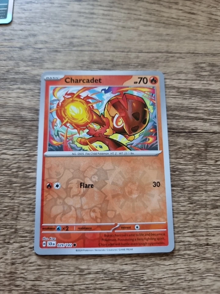 Charcadet - 029/142 Reverse Holo Common - SV07: Stellar Crown - Pokemon TCG - Image 1 of 1