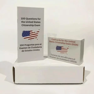 U.S. Civics Test Flash Cards English/Spanish 2025 LIVE SALE - Picture 1 of 5