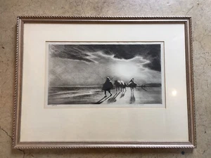 William Douglas Macleod "Sunrise, Tangiers" SIGNED Limited Edition Etching RARE! - Picture 1 of 4
