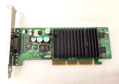 VINTAGE MSI 8890 GEFORCE4 64MB AGP VIDEO CARD DVI PORT FRU59P4994 MXB91A - Image 1 of 3