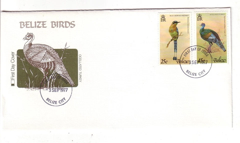 Belice 1er Día Scott # 389, 391 - Aves - Fleetwood Foto 1 de 1