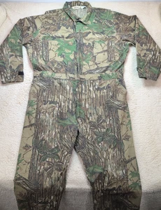 Vintage Walls Camo Coveralls 2XL Large Reg Made in USA Hunting Realtree Print - Picture 1 of 17