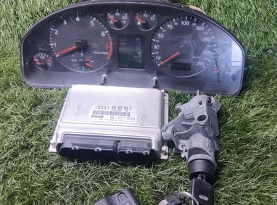 KIT CENTRALINA MOTORE ECU PER AUDI A4 Allroad Serie 8D0997558KX Benzina 1800 20 - Immagine 1 di 4