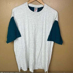 Vintage Jerzees Made in USA Blank Two Tone Shirt Herren XL - Bild 1 von 10