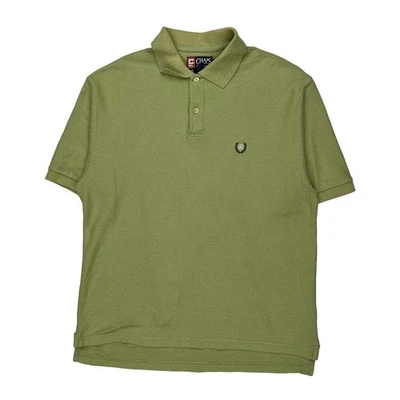Chaps Ralph Lauren Polo Shirt - Medium Green Cotton - Image 1 of 4