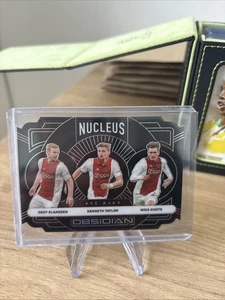 2024-25 Panini Obsidian Soccer - Klaassen/Taylor/Godts Nucleus /75 - AFC Ajax - Bild 1 von 2