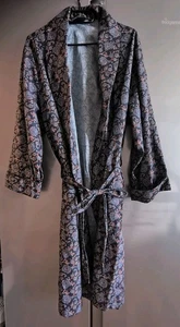 Vestaglia Sammy vintage uomo anni 70 giacca da fumo blu media - Foto 1 di 5