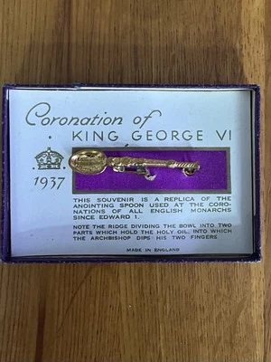 Coronation Of King George VI 1937 Replica Of The Anointing Spoon. In Brooch Form - Image 1 of 3