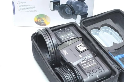 Meike MK-MT24S Macro Twin Lite Flash withTrigger For Sony A7 A7R A7RII A9 A73 - Image 1 of 4