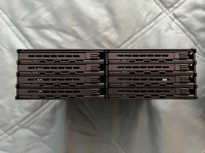 ICY DOCK MB038SP-B 8-Bay 2.5" HDD/SSD SATA 5.25" Enclosure - Matte Black - Image 1 of 4