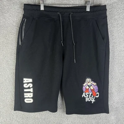 Pantalones Cortos Astro Boy Para Hombre XL Lote29 Anime Dibujos Animados Bordados Bolsillos con Cordón Foto 1 de 4