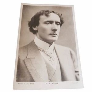 Philco Series Postcard Henry B Irving British Actor 1870-1919 1908 Unused - Picture 1 of 2