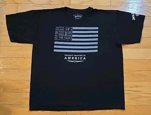 JACK DANIELS Tennessee Whiskey OLD #7 American Flag T-shirt Size XL - Picture 1 of 8