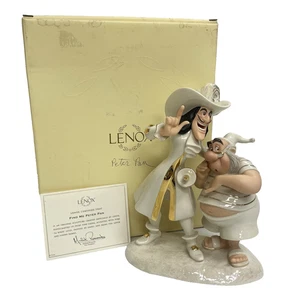 Lenox Disney "Find Me Peter Pan" Captain Hook & Smeed Figurine w/ Box & COA - Picture 1 of 20