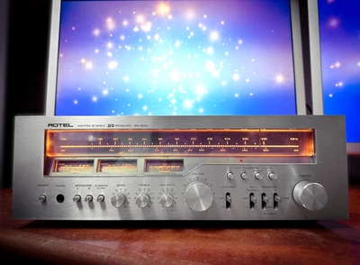 ROTEL RX-504 🌈RaRe🌈 Classic Vintage Stereo Receiver - Image 1 of 4