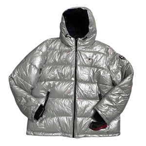 Tommy Hilfiger Herren XXL gesteppte gefütterte Jacke Kapuze Ultra Loft grau neu mit Etikett $ 250 - Bild 1 von 11