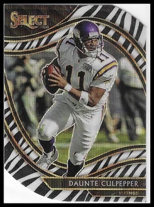 2020 Panini Select #342 Daunte Culpepper Zebra Prizm Die Cut - Bild 1 von 2