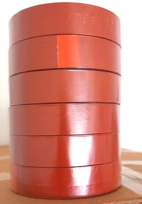 Packing Tape PP Tape 25mm x 66mtr. Red/Orange 24 Pieces - Image 1 of 3