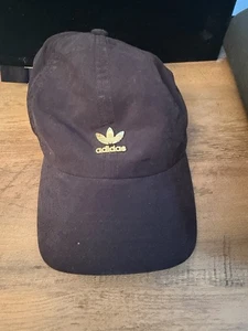 Adidas Adult Original Gold Metal Emblem Polyester Hat - Picture 1 of 3