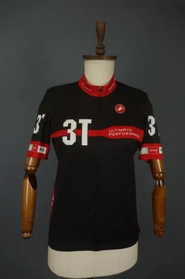 Camiseta deportiva de ciclismo Castelli negra Ultimate Performance manga corta cremallera completa talla XL Foto 1 de 4