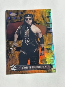 2025 Topps Chrome Cactus Jack WWE Raquel Rodriguez/25 Orange Refractor #49 - Imagen 1 de 4