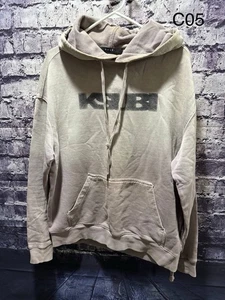 Ksubi , Signs of The Times Biggie Hoodie in Faded Green-grey S Size - Picture 1 of 7