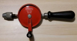 Taladro modelo manual estilo batidor de huevos Stanley de colección 03-105 BM2 hecho en Inglaterra - Imagen 1 de 9