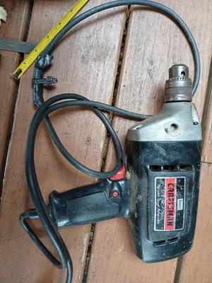 Broca Sears Craftsman 3/8" velocidade variável reversível #315.10410 funciona bem - Imagem 1 de 4