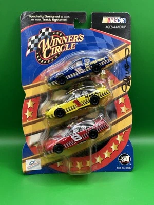 NASCAR Winner’s Circle 1:64  Michael Waltrip Signed Earnhardt Jr, Park  3 Cars - Image 1 of 4
