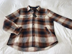 Rails | Men XL | Berkshire Plaid Flannel Shirt Jacket Chinchilla Navy Cirrus NWT - Picture 1 of 13