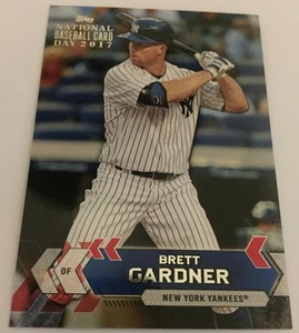 Brett Gardner New York Yankees 2017 Topps National Card Day 7/31 SGA NYY-9 - Picture 1 of 1