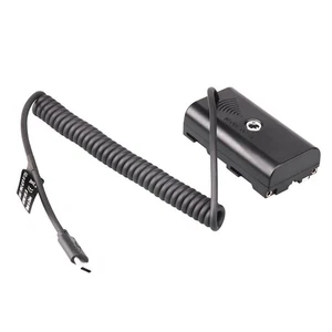 New USB-C to NP-F550/F750/F970 Dummy Battery Power Adapter For Sony Monitor - Picture 1 of 7