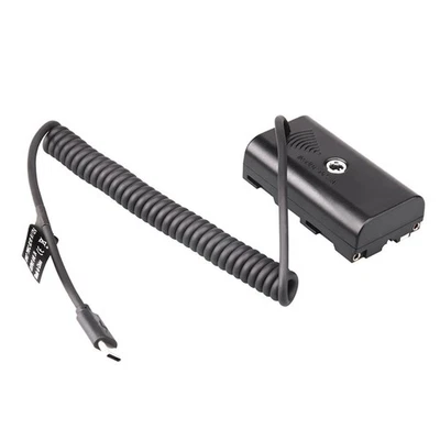 New USB-C to NP-F550/F750/F970 Dummy Battery Power Adapter For Sony Monitor - Image 1 of 4