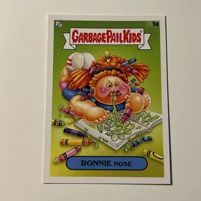 2022 Garbage Pail Kids Book Worms Ronnie Nose Card #5a - Image 1 of 2